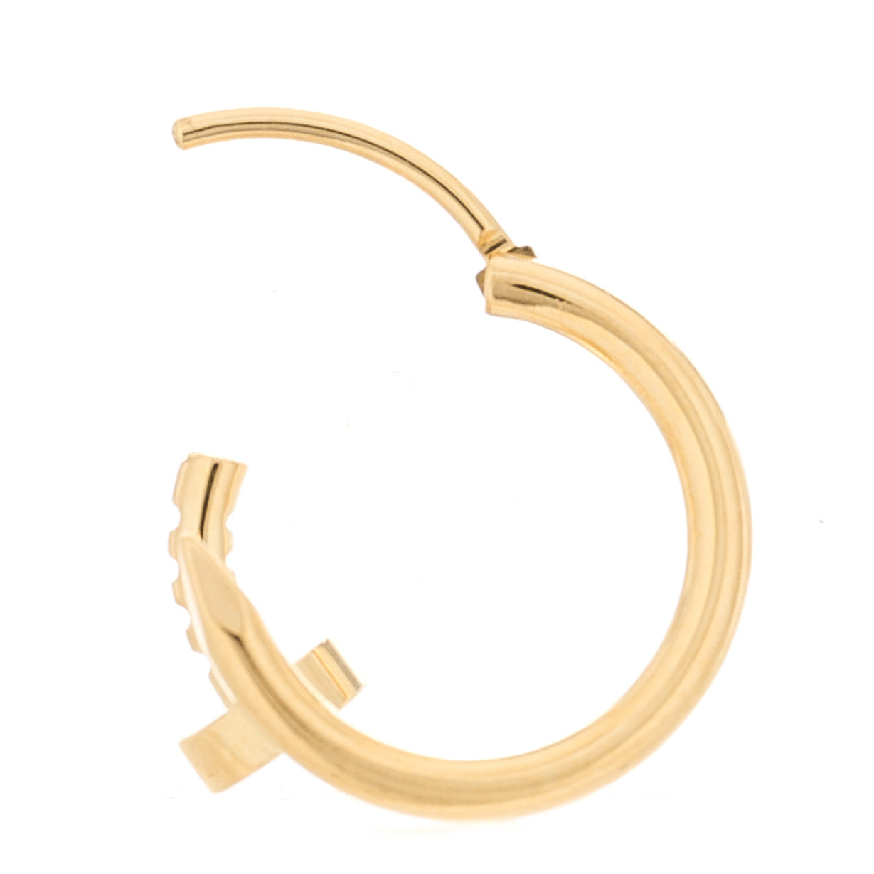 18K Yellow Gold Juste Un Clou Single Hoop Earring