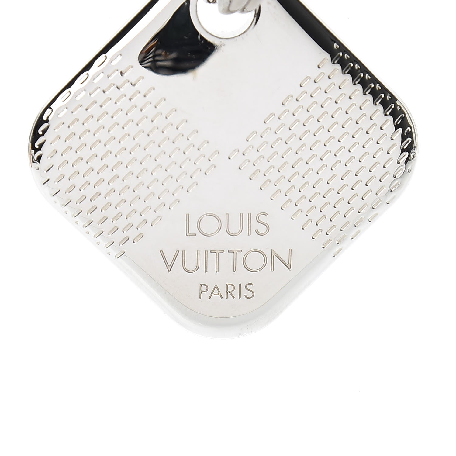 Louis Vuitton Damier Square Key Holder Silver 3 of 5