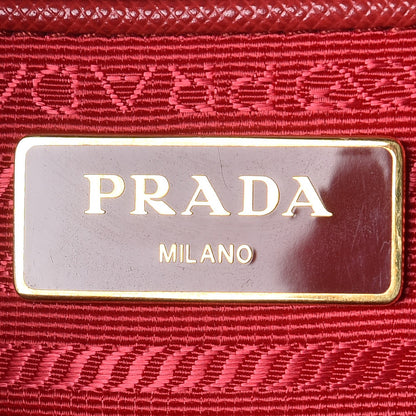Prada Saffiano Medium Galleria Double Zip Tote Fuoco 6 of 7