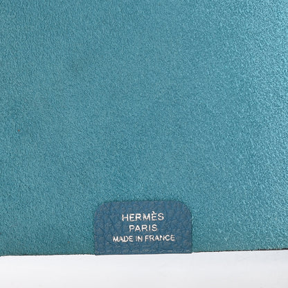 Hermes Togo Ulysse PM Agenda Cover Turquoise 6 of 13