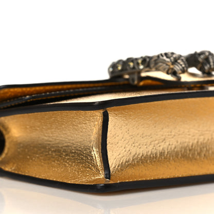 Gucci Metallic Calfskin Super Mini Dionysus Shoulder Bag Gold 8 of 10