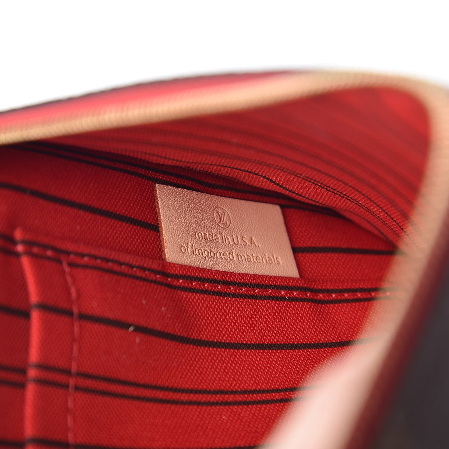 Monogram Neverfull MM GM Pochette Cherry