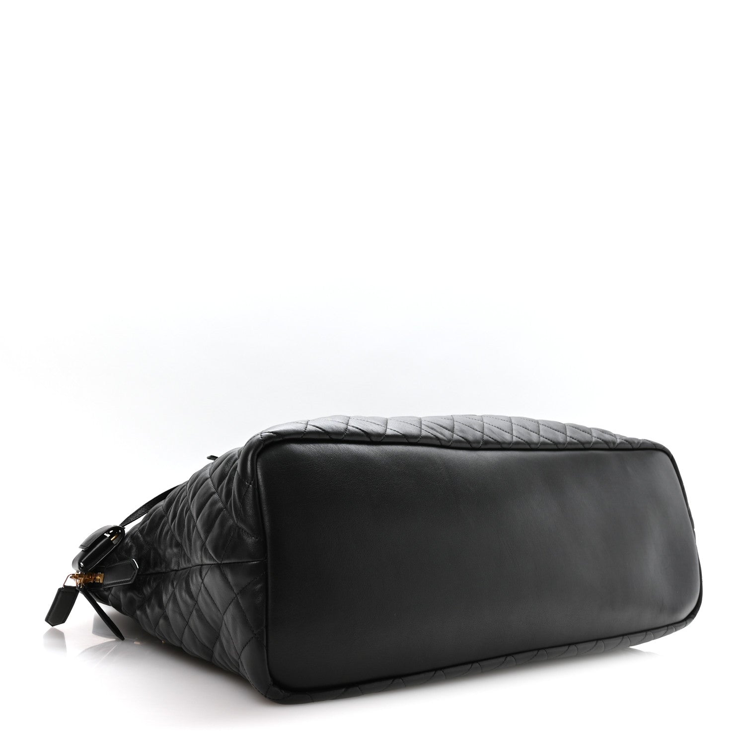 Saint Laurent Calfskin Quilted ES Giant Travel Bag Black 3 of 9