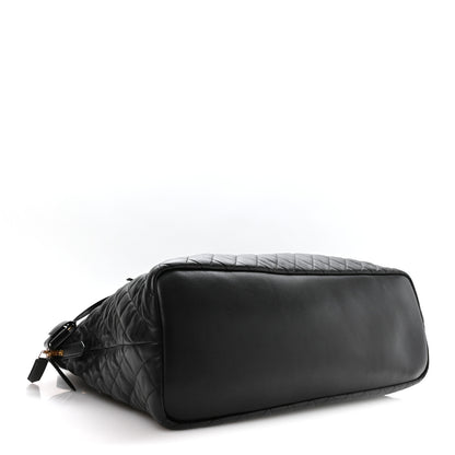 Saint Laurent Calfskin Quilted ES Giant Travel Bag Black 3 of 9