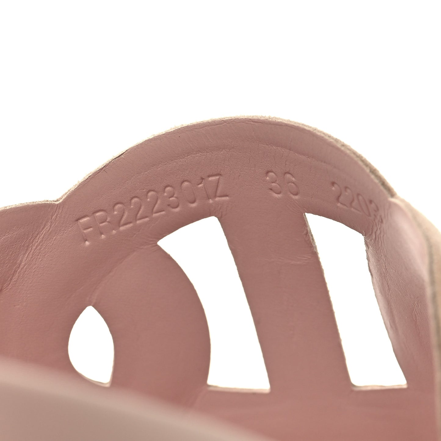 Suede Goatskin Extra Sandals 36 Rose Opaline
