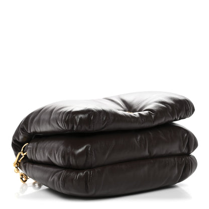 Loewe Lambskin Goya Puffer Bag Dark Chocolate 4 of 9