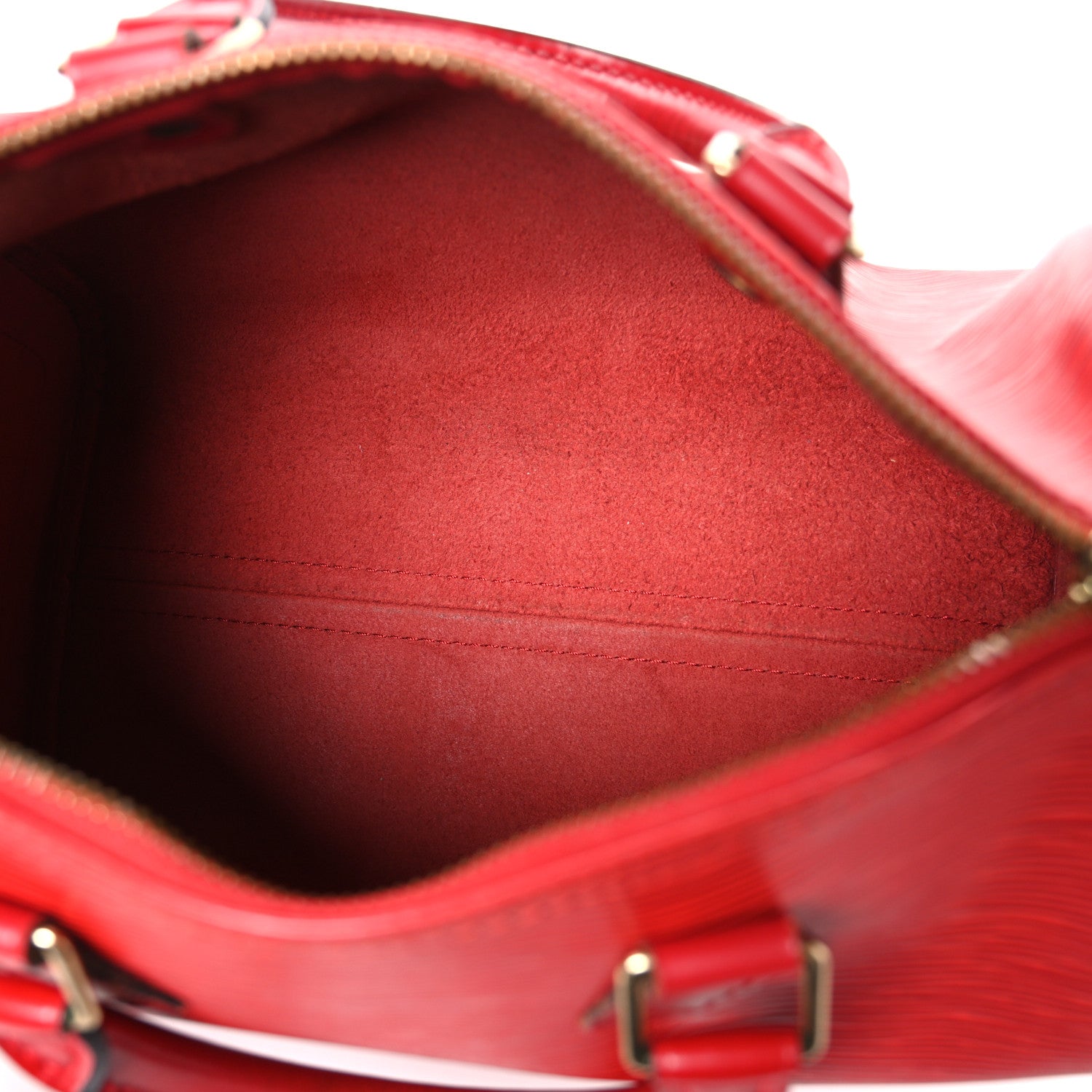 Louis Vuitton Epi Speedy 25 Castillan Red 4 of 9