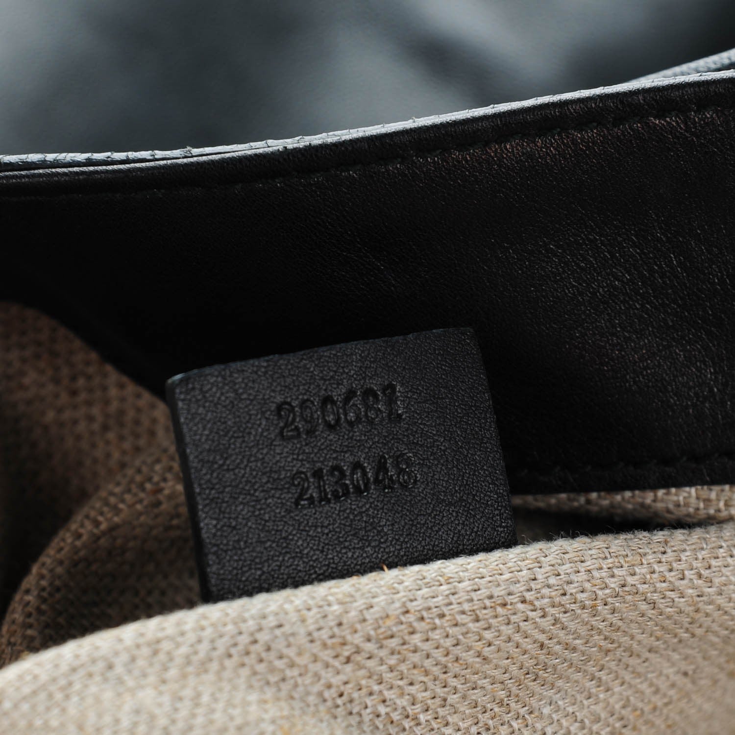 Gucci Lambskin Large 1970 Shoulder Bag Black 8 of 8