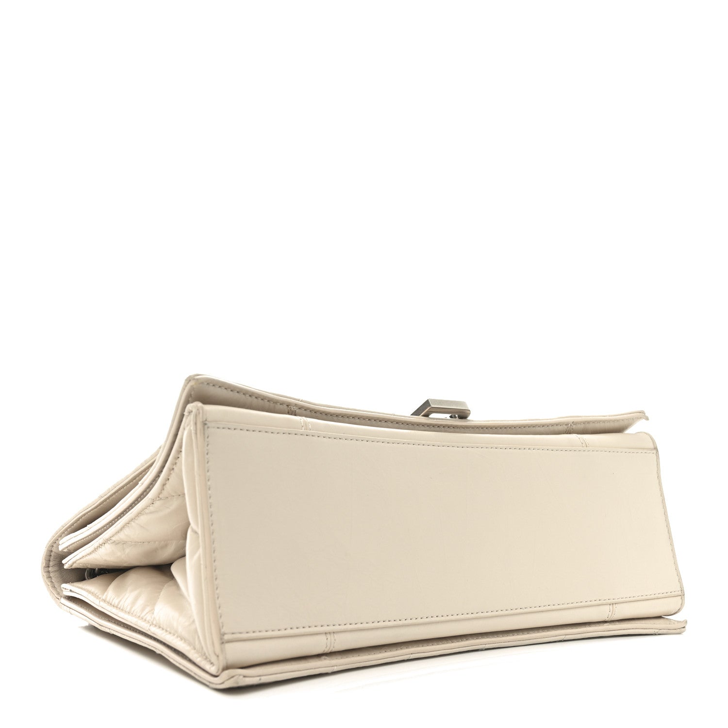 Balenciaga Crushed Calfskin Quilted Medium Crush Chain Bag Nude Nude 4 of 8