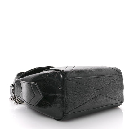 Givenchy Creased Patent Calfskin Small ID Flap Black 4 of 10
