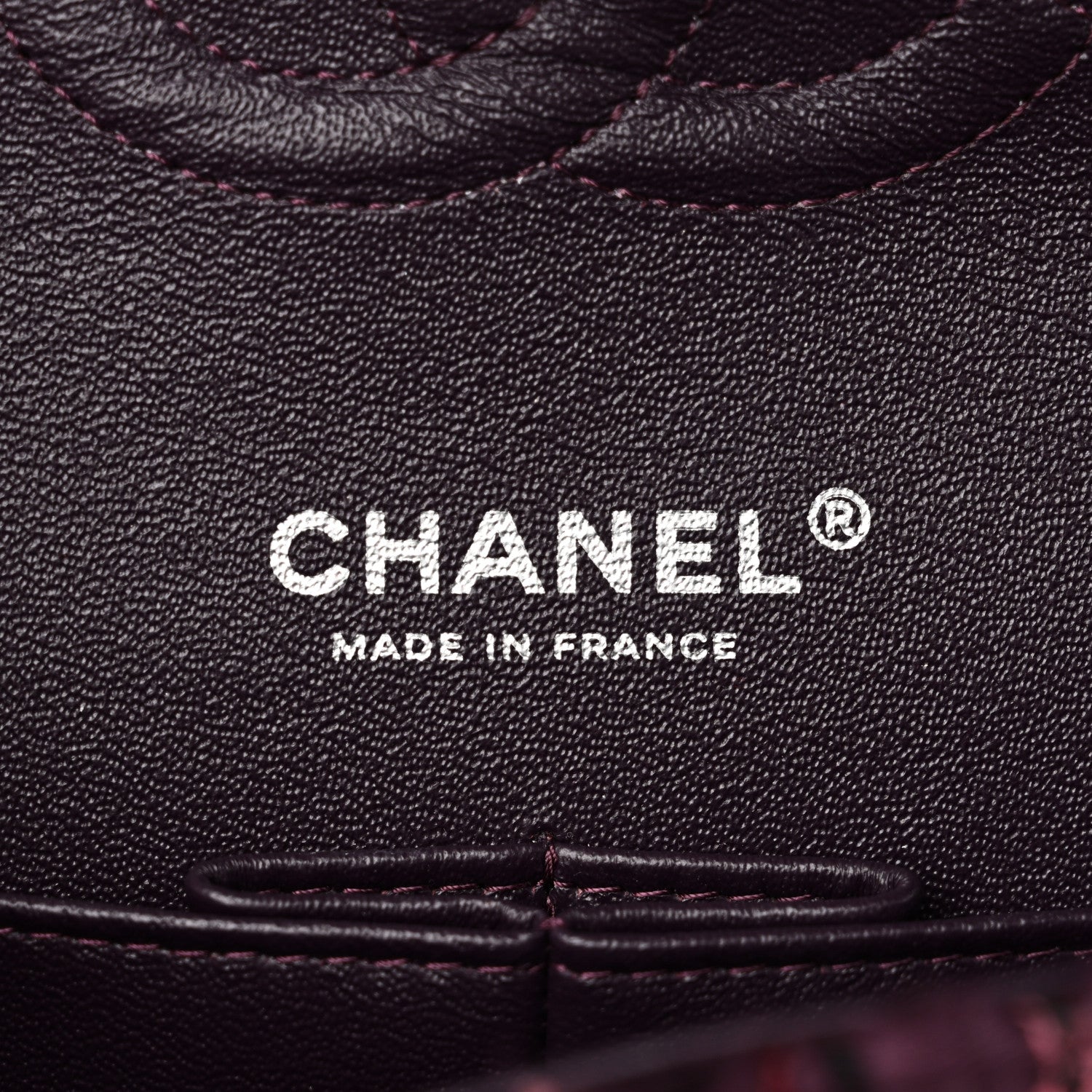 Chanel Tweed Quilted Medium Double Flap Dark Purple 6 of 11