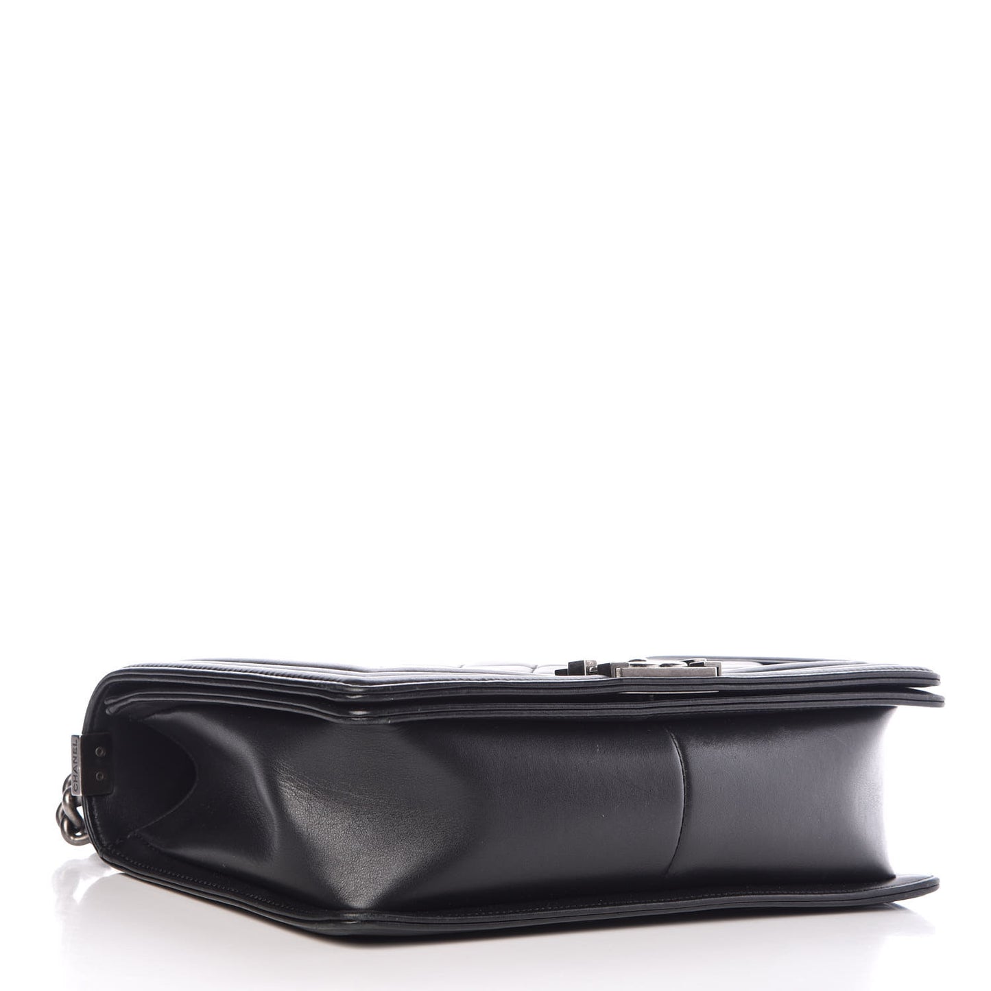 Lambskin Quilted New Medium Boy Flap Black