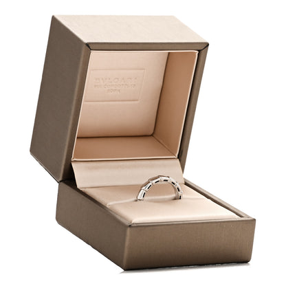 Bulgari 18K White Gold Serpenti Viper Band Ring 52 6 6 of 6