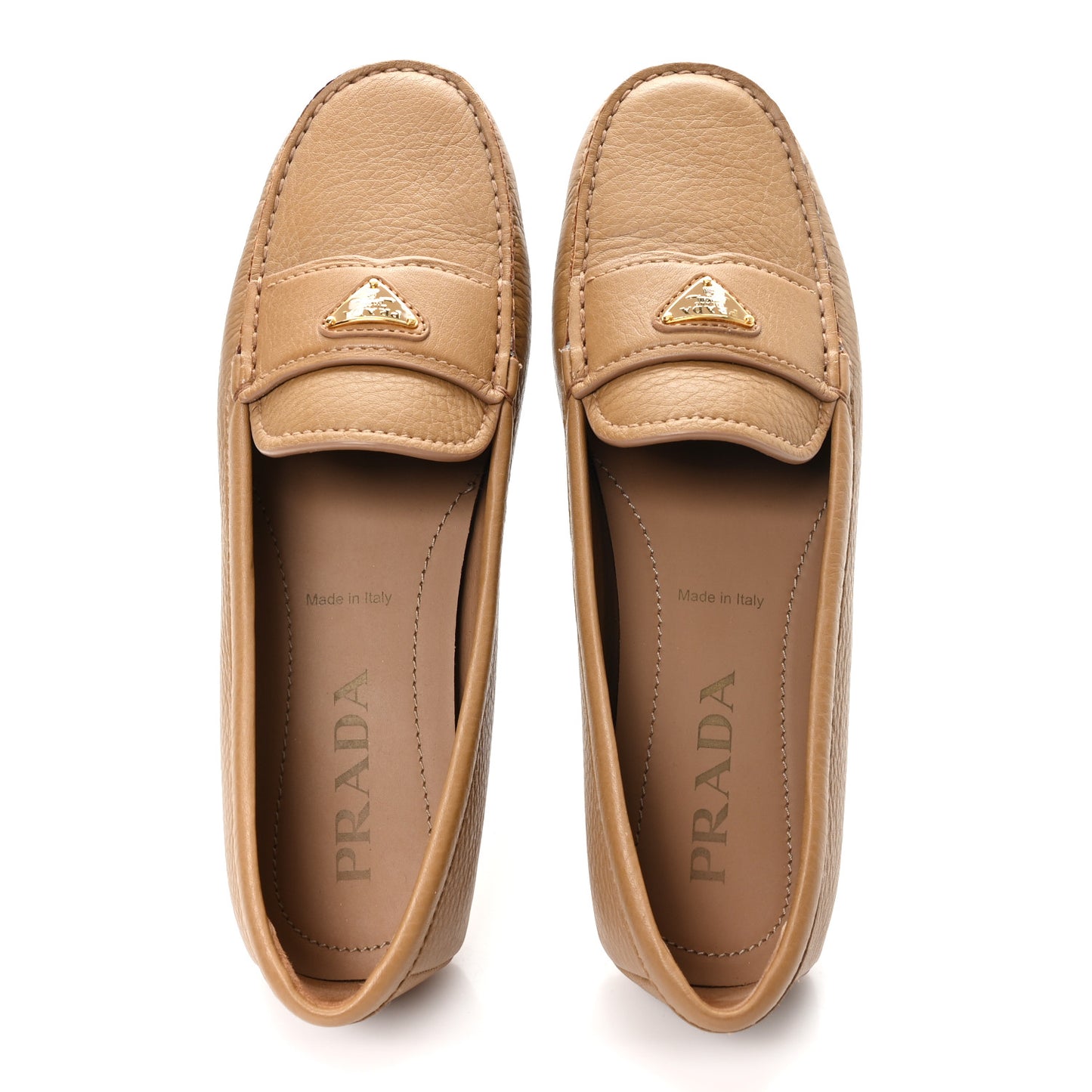 Cervo Triangle Driving Loafer 39.5 Naturale