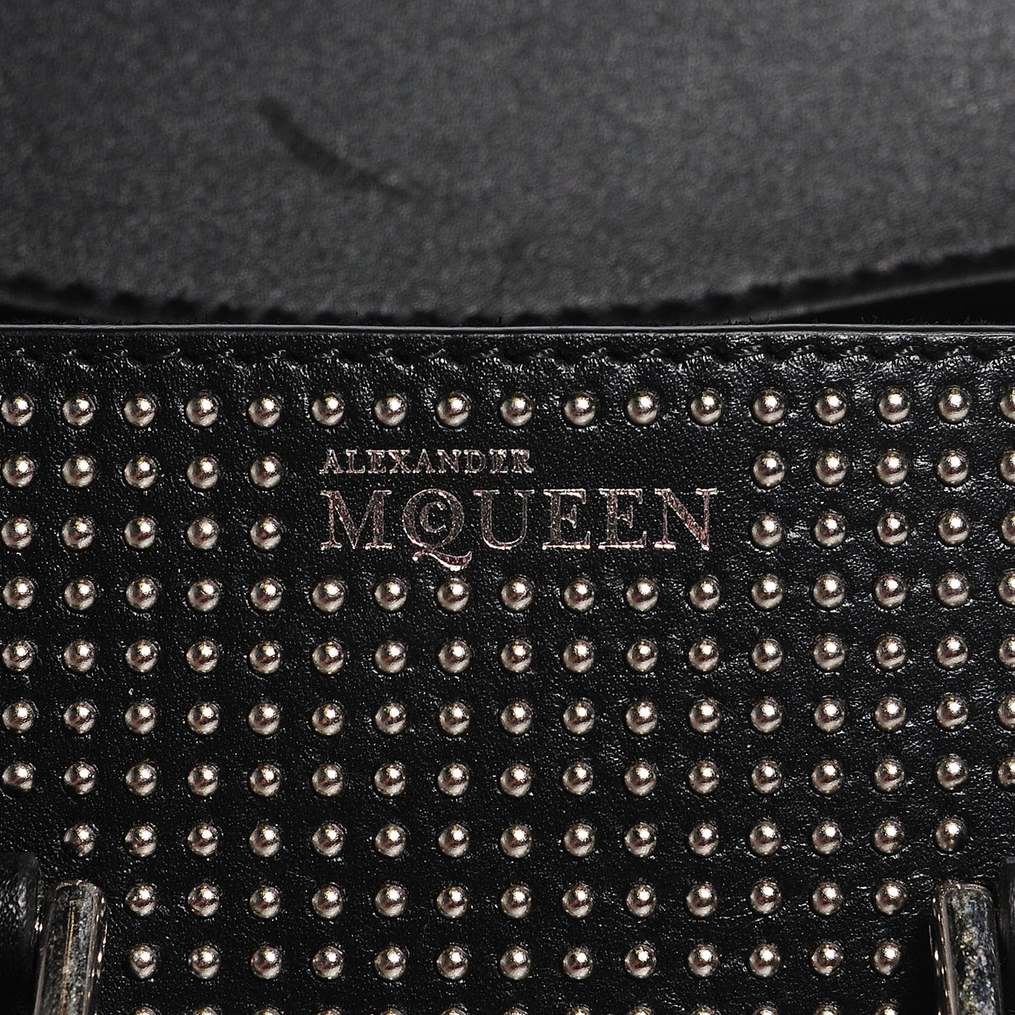 Calfskin Studded Mini Heroine Shoulder Bag Black