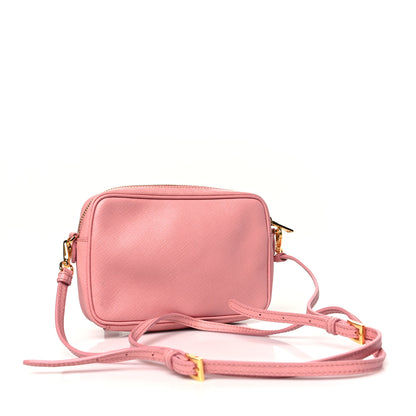Prada Saffiano Lux Small Camera Crossbody Bag Petalo 3 of 11