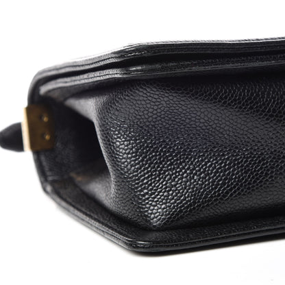 Chanel Caviar Quilted Medium Boy Flap Black 9 of 9