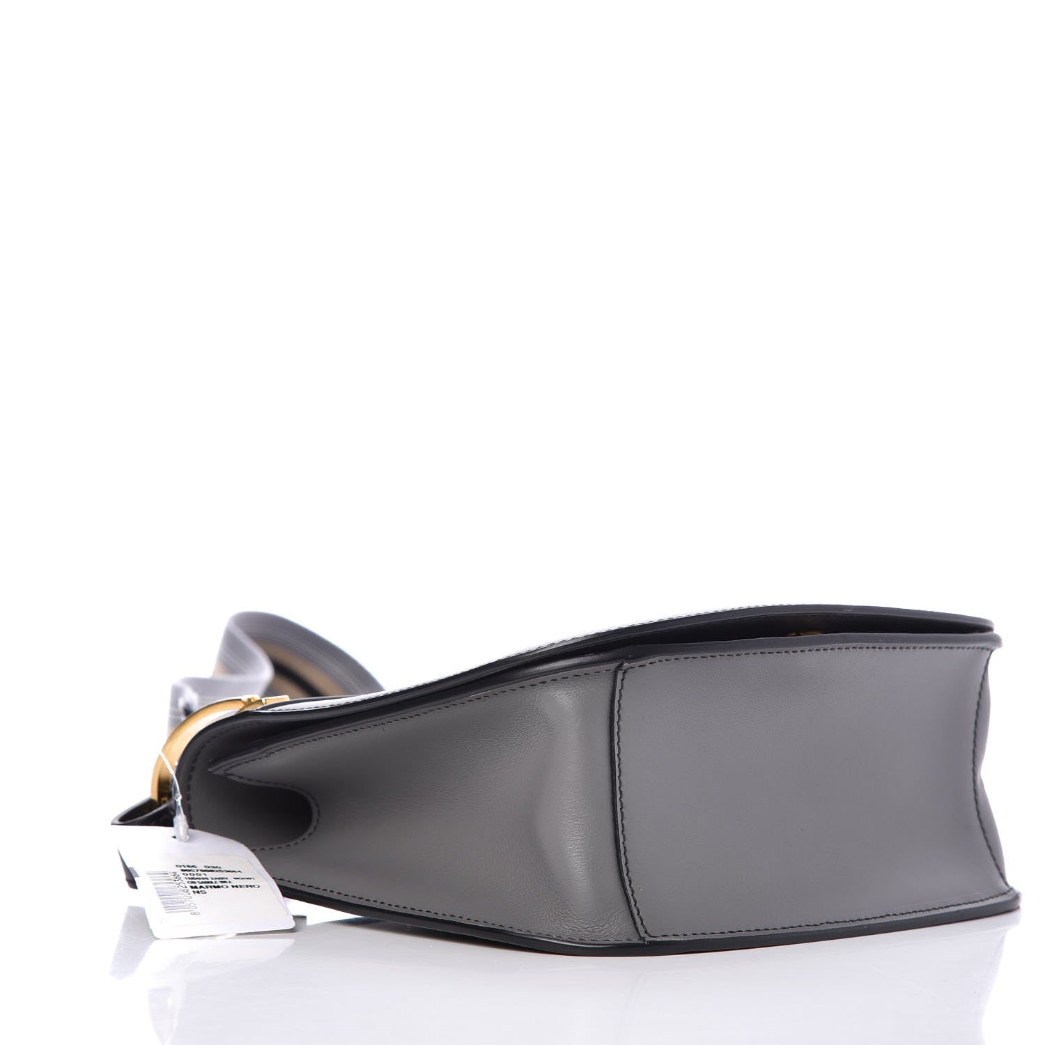 Prada City Calf Pionniere Saddle Bag Marmo Black 4 of 7