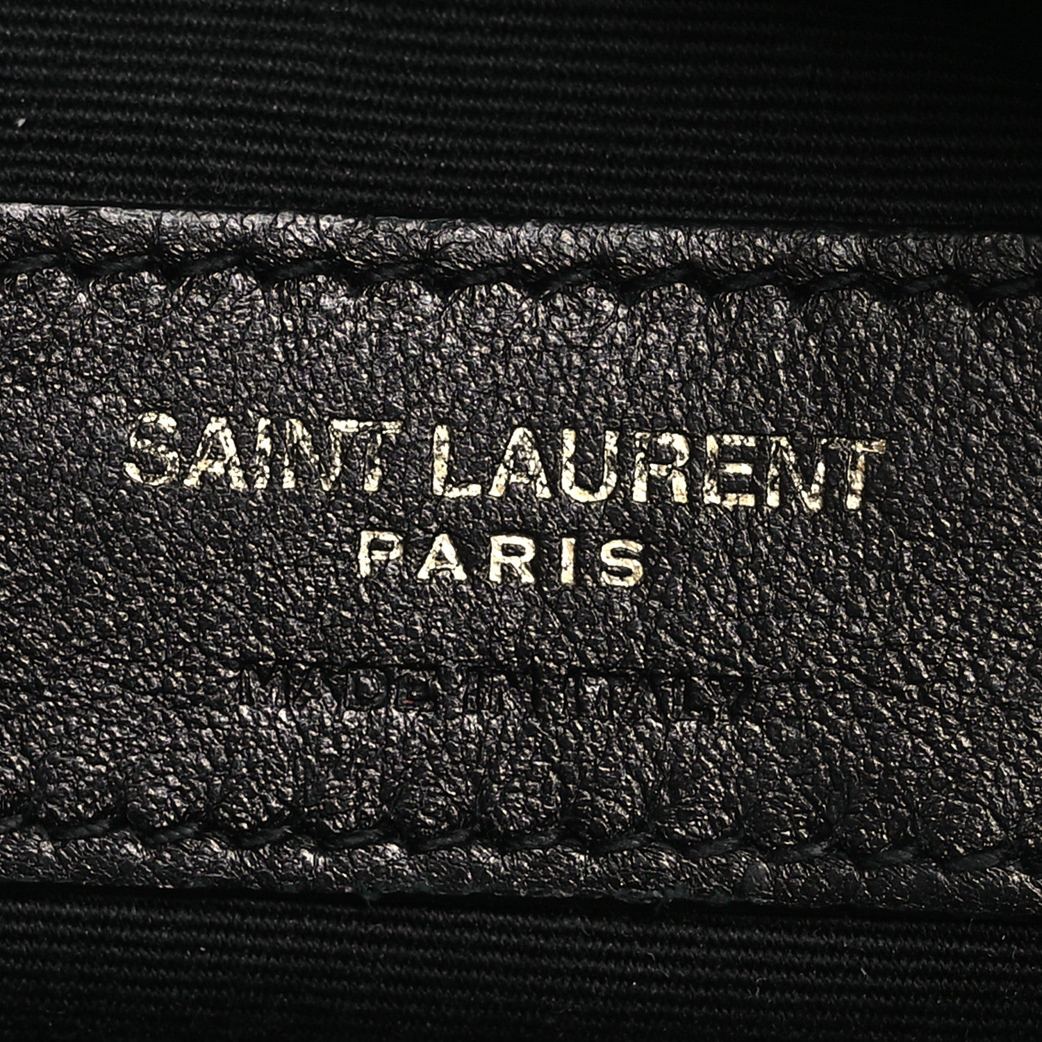 Saint Laurent Calfskin Matelasse Monogram Lou Belt Bag Black 7 of 16