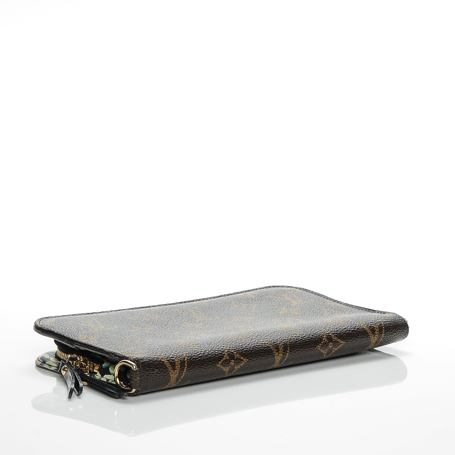 Louis Vuitton Monogram Leopard Insolite Wallet Blue Infini 4 of 8