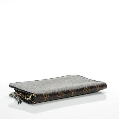Louis Vuitton Monogram Leopard Insolite Wallet Blue Infini 4 of 8