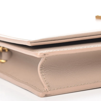 Saint Laurent Smooth Calfskin Classic Monogram Kate Tassel Chain Wallet Light Natural 8 of 10