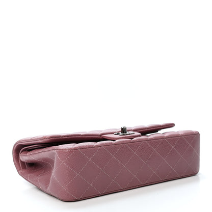 Chanel Caviar Quilted Medium Double Flap Pink 3 of 4