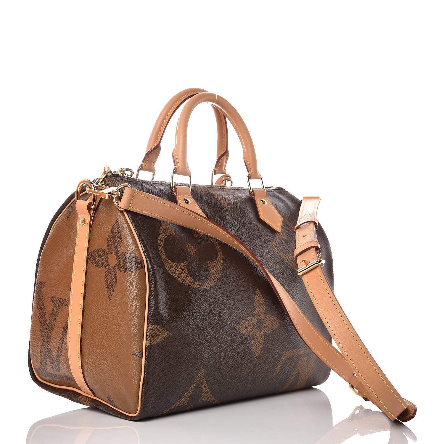 Louis Vuitton Reverse Monogram Giant Speedy Bandouliere 30 3 of 10