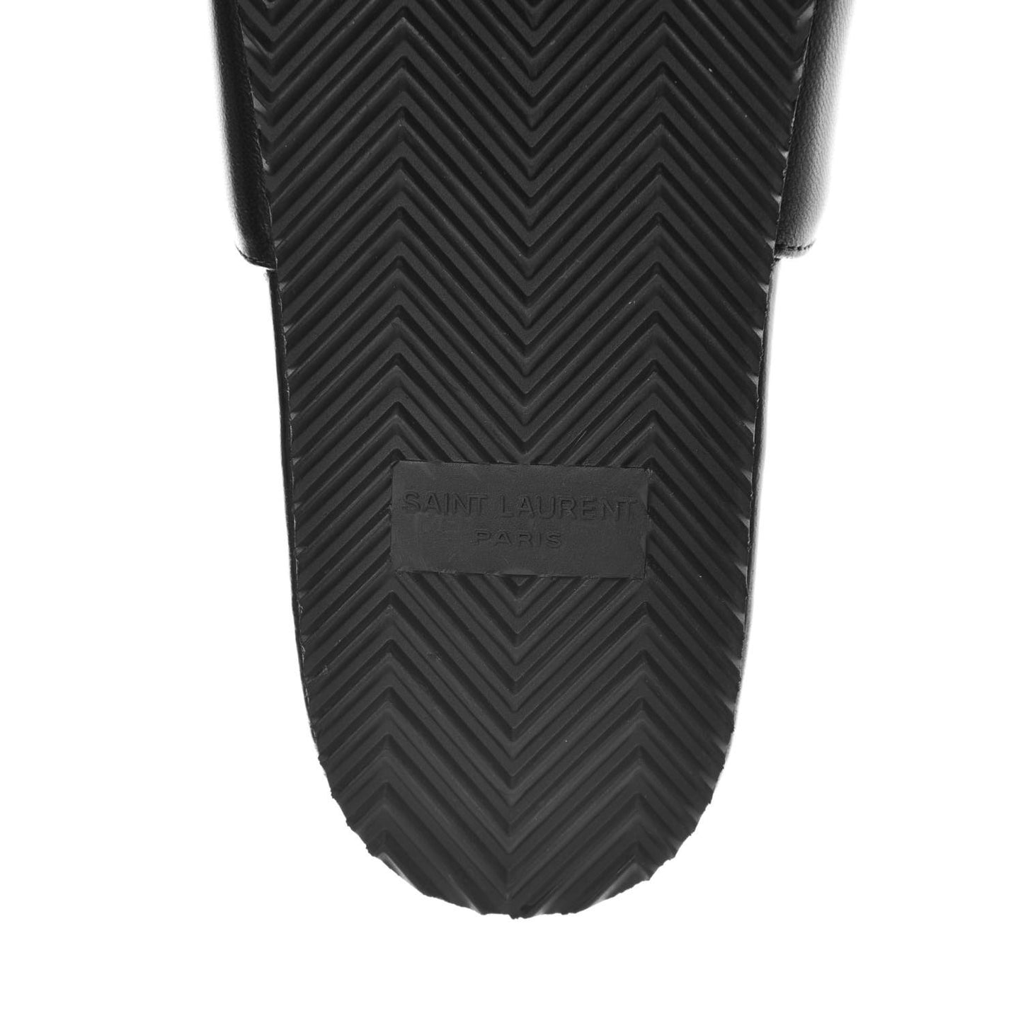 Calfskin Monogram Joan Slide Sandals 35.5 Black
