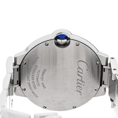 Cartier Stainless Steel 40mm Ballon Bleu De Cartier Automatic Watch Green 4 of 5