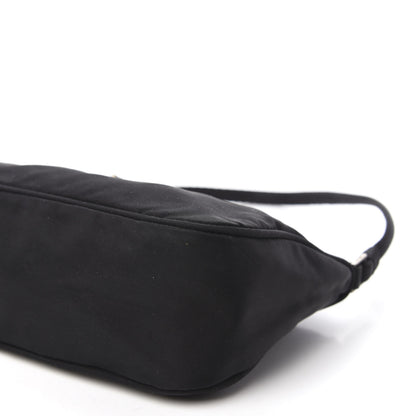 Prada Tessuto Nylon Pochette Bag Black 7 of 10
