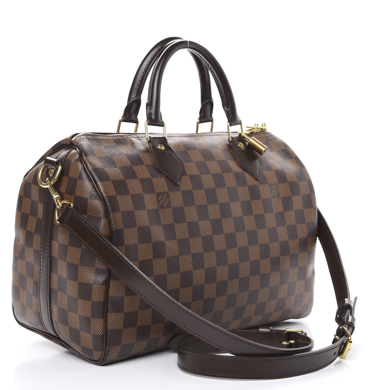 Louis Vuitton Damier Ebene Speedy Bandouliere 30 4 of 16
