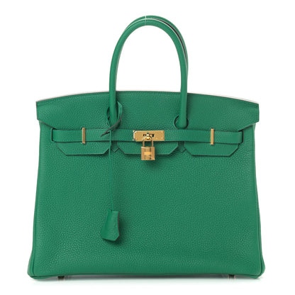 Hermes Togo Birkin 35 Vert Vertigo 1 of 9