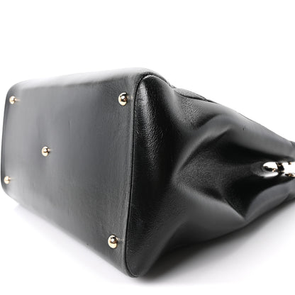 Chanel Shiny Aged Calfskin Quilted Large 31 Shopping Bag Black 10 of 10