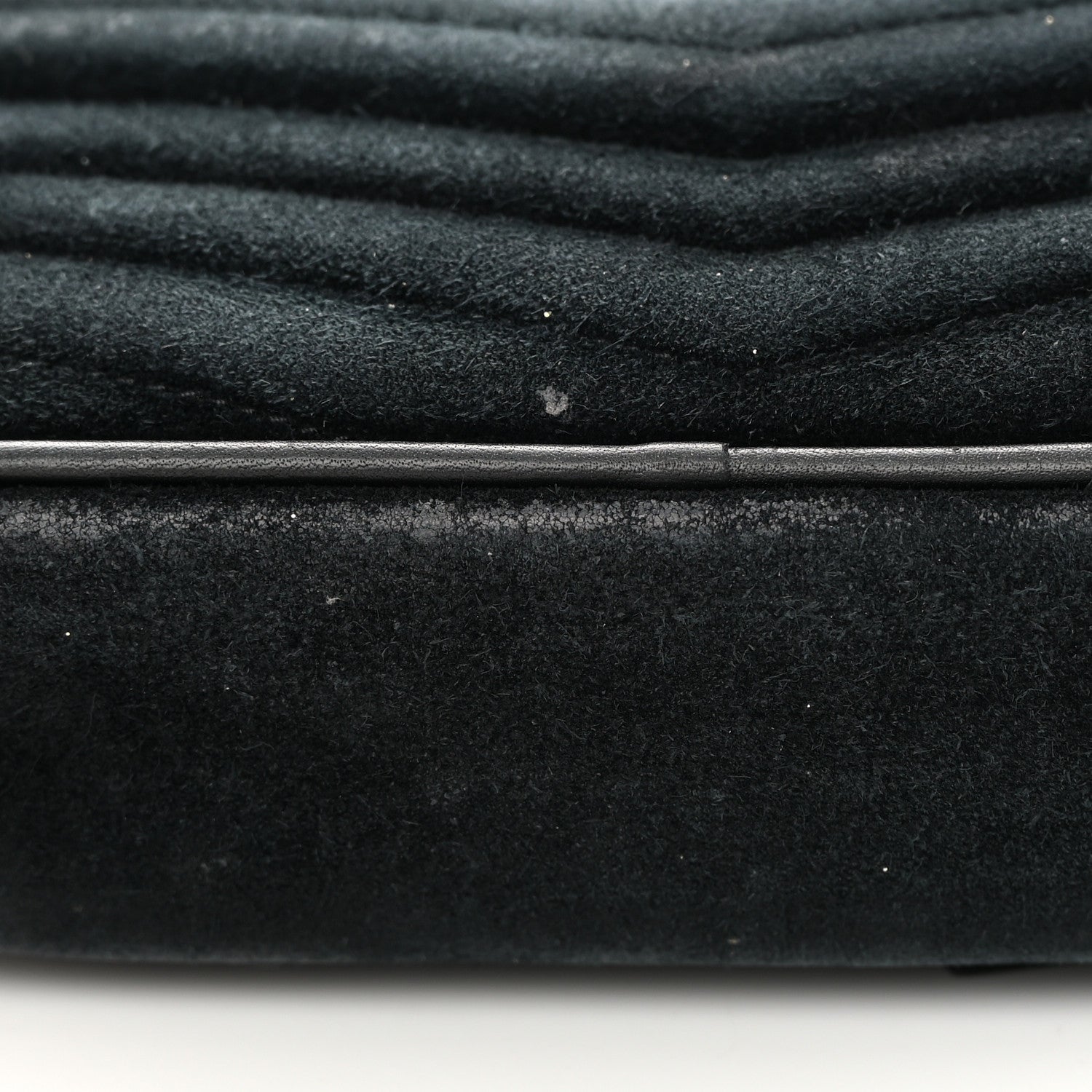 Saint Laurent Suede Matelasse Monogram Mini Lou Camera Bag Black 14 of 17