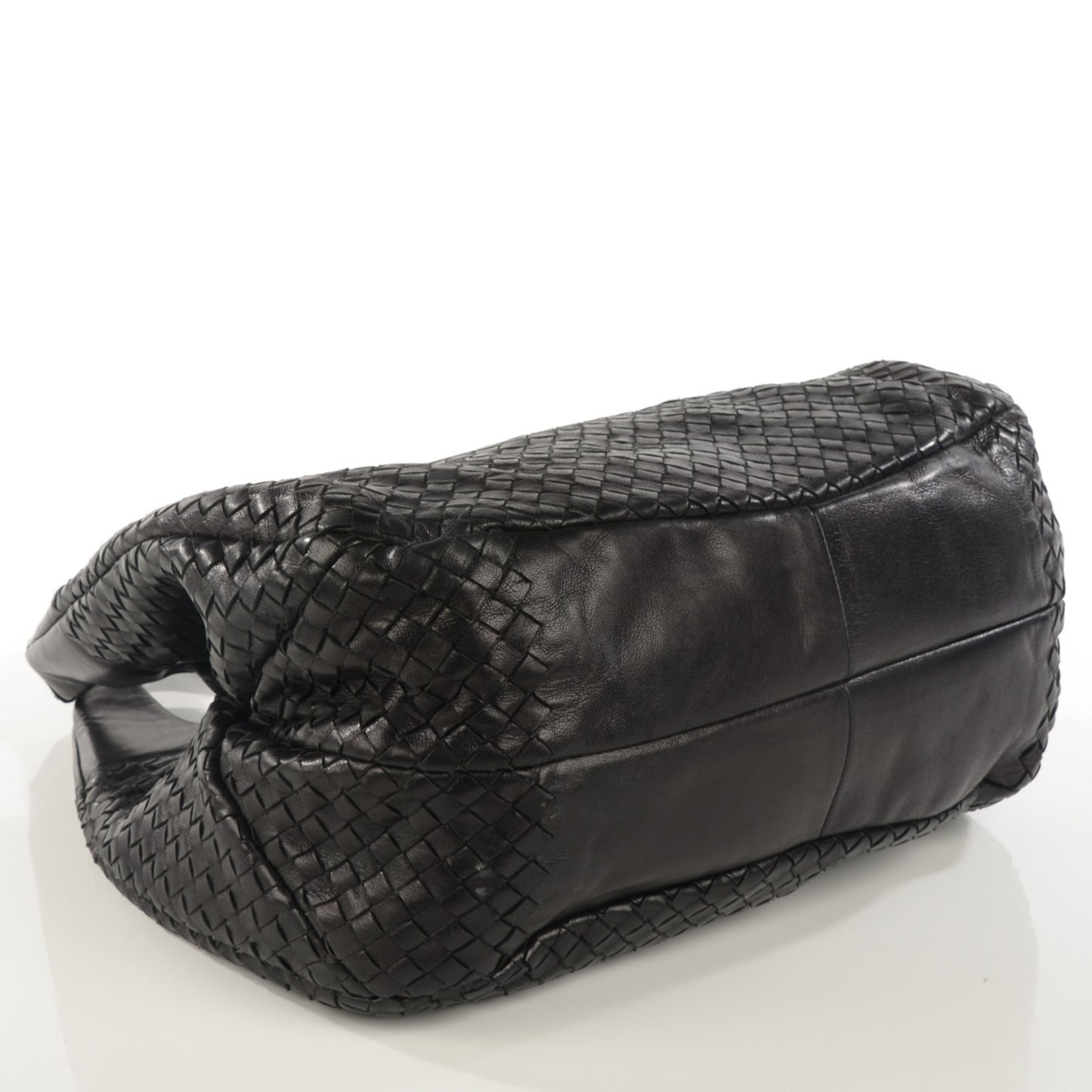 Nappa Intrecciato Large Campana Nero Black