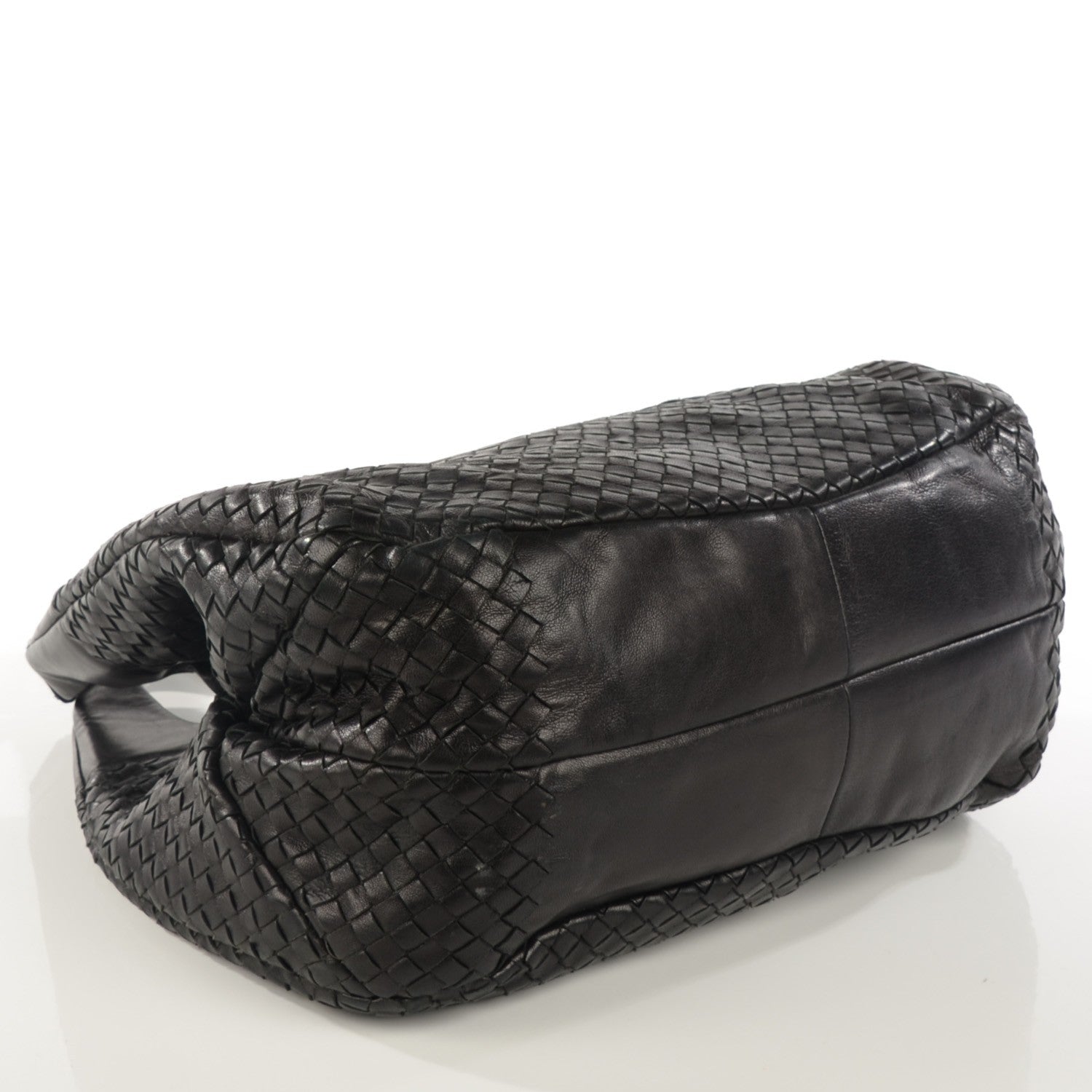 Bottega Veneta Nappa Intrecciato Large Campana Nero Black 4 of 9