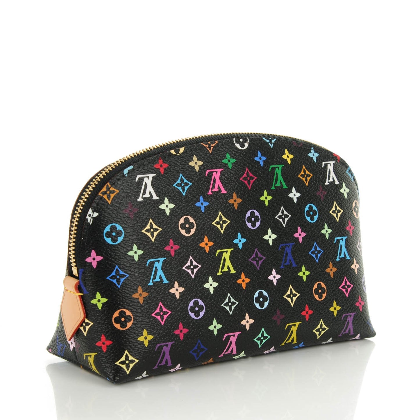 Monogram Multicolor Cosmetic Pouch Black Grenade