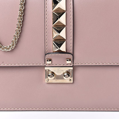 Valentino Garavani Vitello Medium Glam Lock Rockstud Flap Poudre 12 of 12