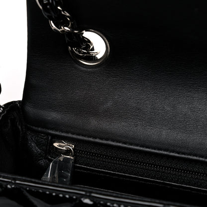 Chanel Patent Calfskin Quilted Mini Rectangular Flap Black 13 of 14