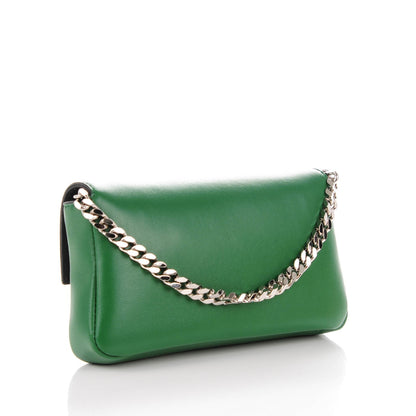 Fendi Nappa Micro Baguette Verde 3 of 8