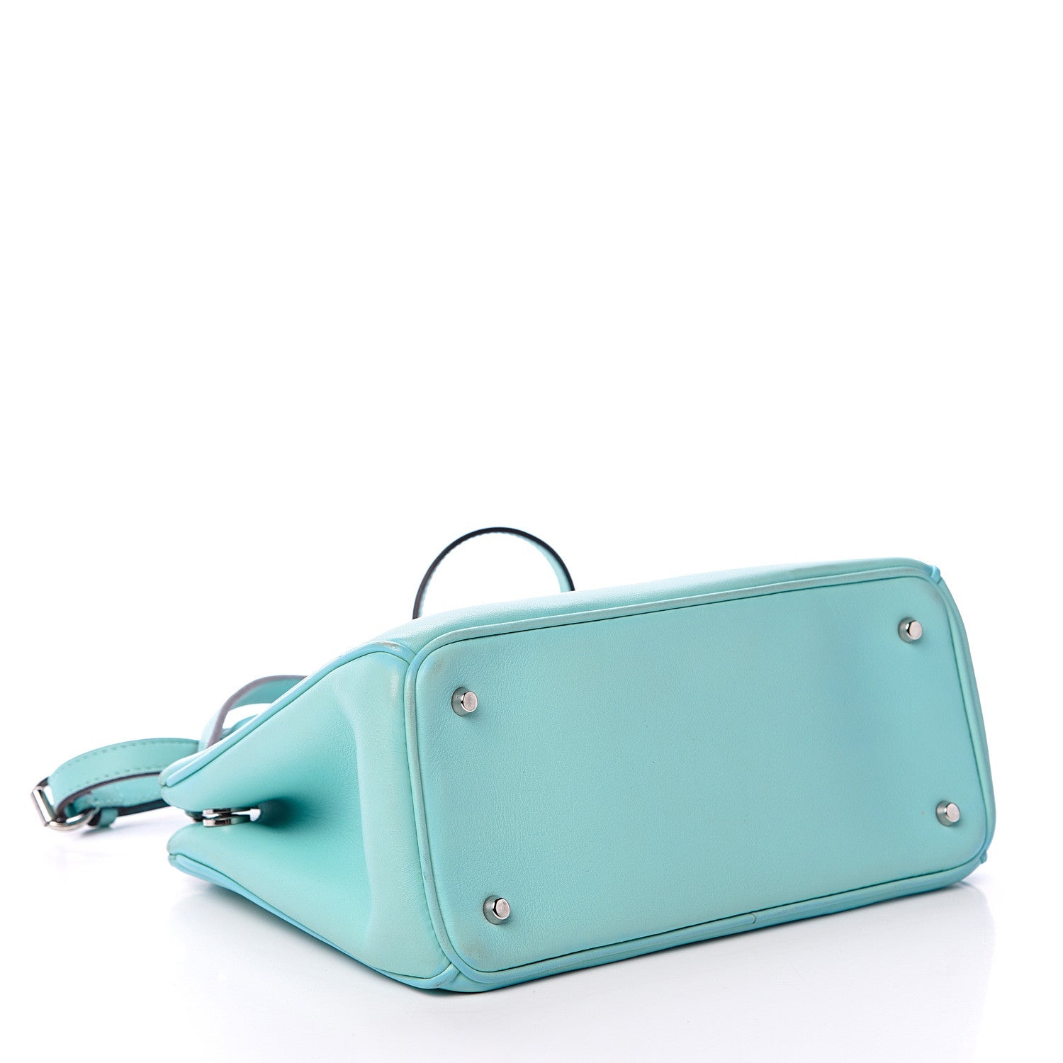 Christian Dior Smooth Calfskin Mini Diorissimo Tote Light Blue 3 of 15