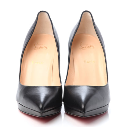 Christian Louboutin Shiny Nappa Pigalle Plato 100 Pumps 42 Black 2 of 7