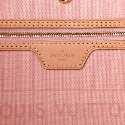 Louis Vuitton Damier Azur Neo Neverfull GM Rose Ballerine 6 of 11