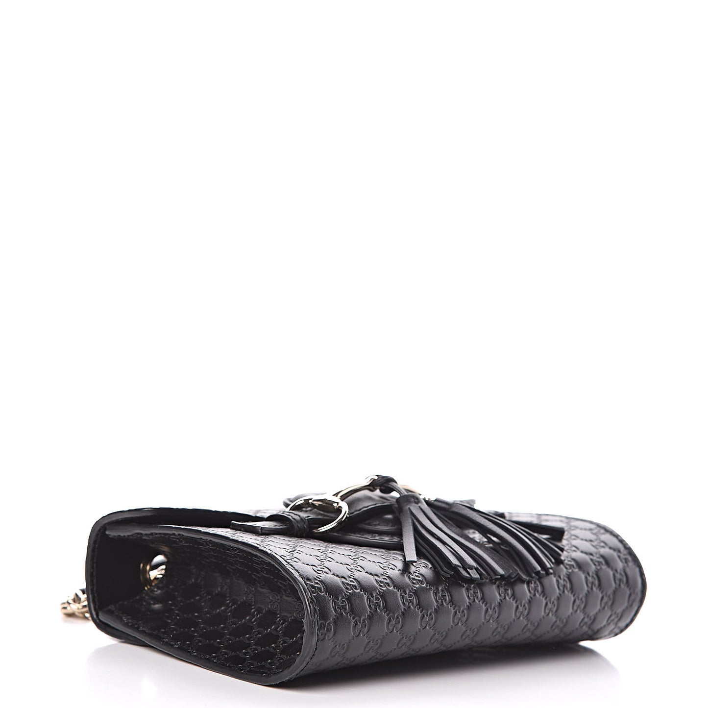 Microguccissima Mini Emily Shoulder Bag Black