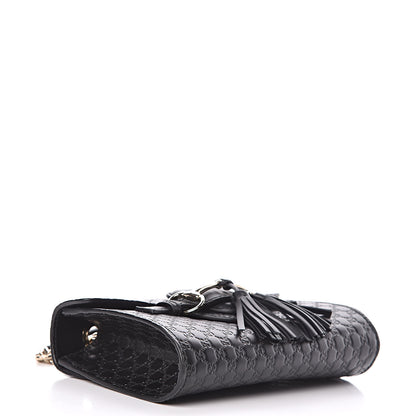 Gucci Microguccissima Mini Emily Shoulder Bag Black 4 of 12
