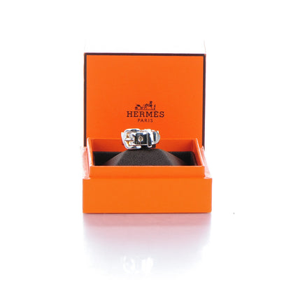 Hermes Sterling Silver Debridee Ring PM 50 5.25 7 of 7