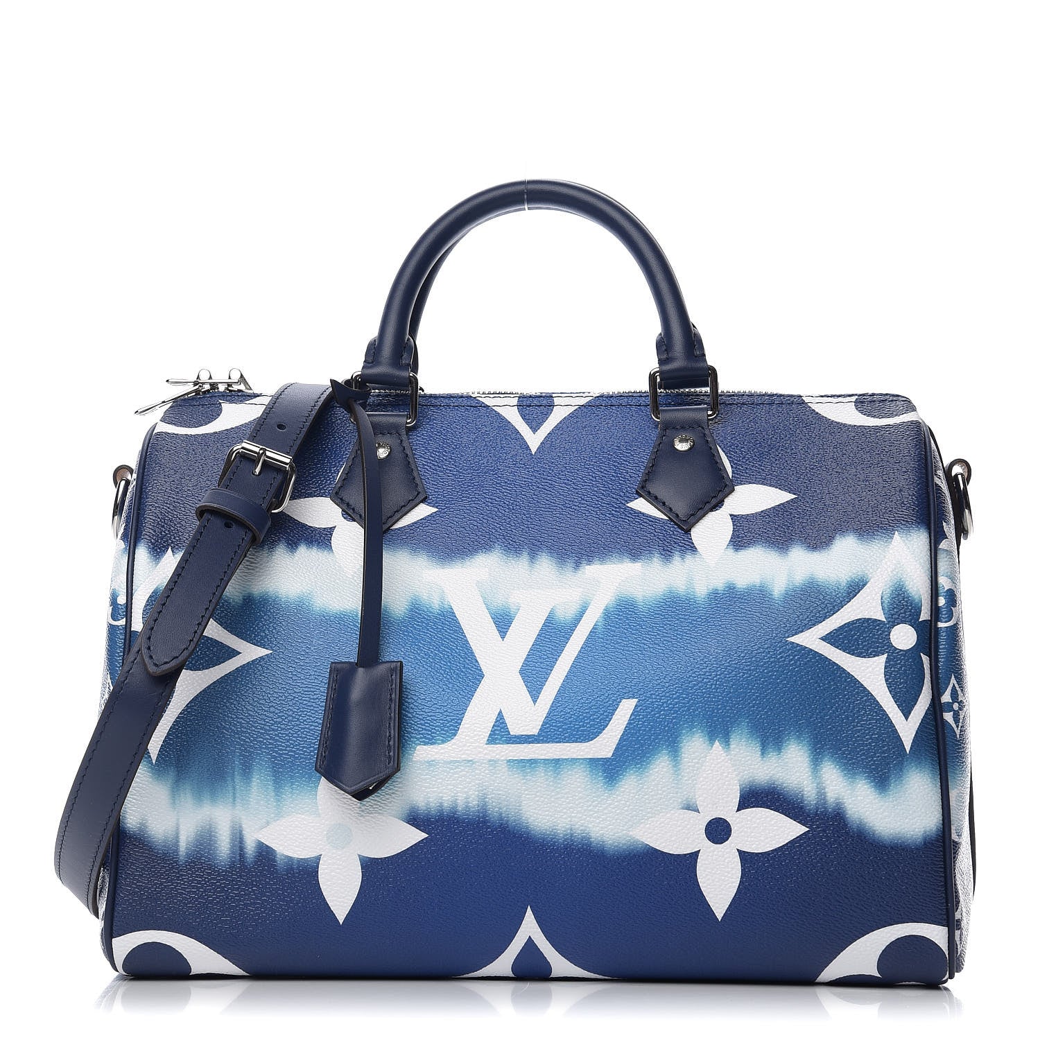 Louis Vuitton Monogram Escale Speedy Bandouliere 30 Blue 1 of 9