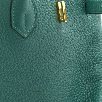 Hermes Togo Birkin 35 Malachite 10 of 23