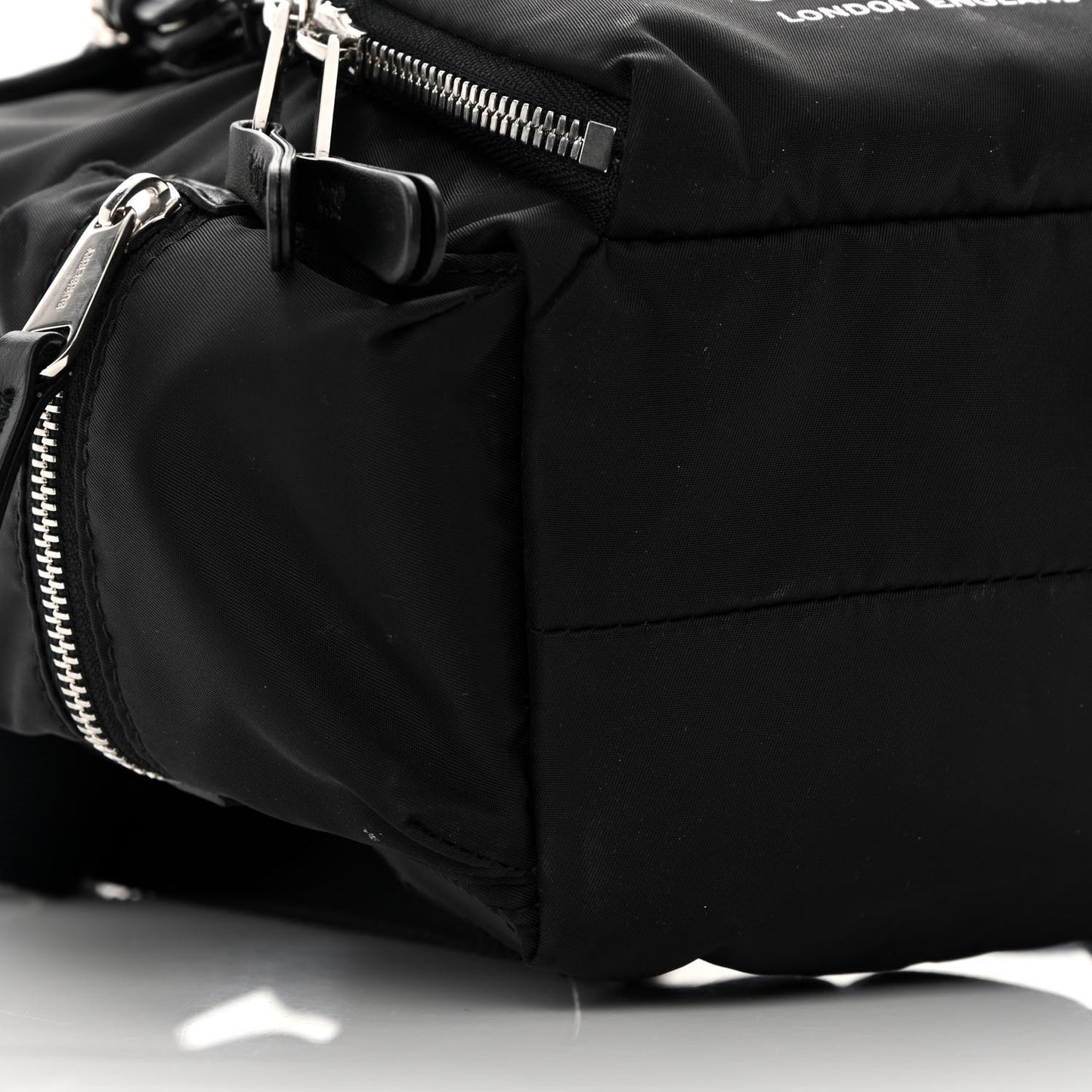 Nylon Logo Print Small Rucksack Backpack